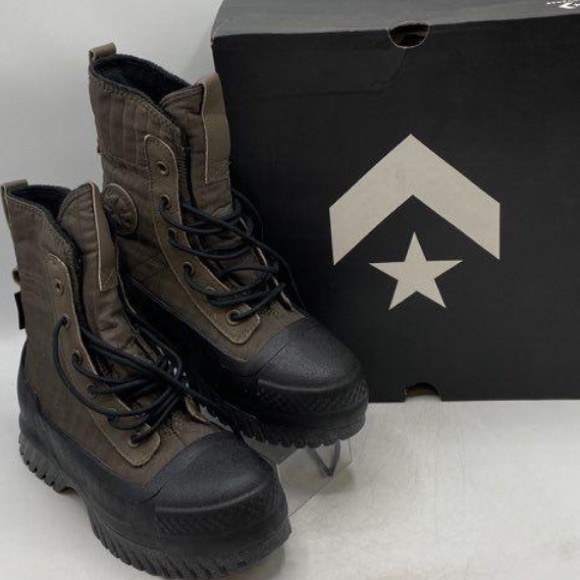 NWOTIOB Converse Lug Utility Boot Engine Smoke/Black Sz M4/W6 (run 1/2 size L) main image 6